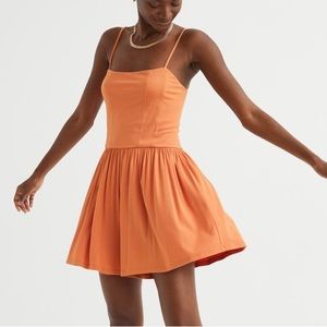 NWT Orange Romper